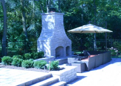 Outdoor Fireplace Room