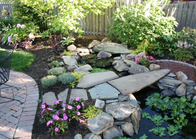 Bridge Over Water Feature